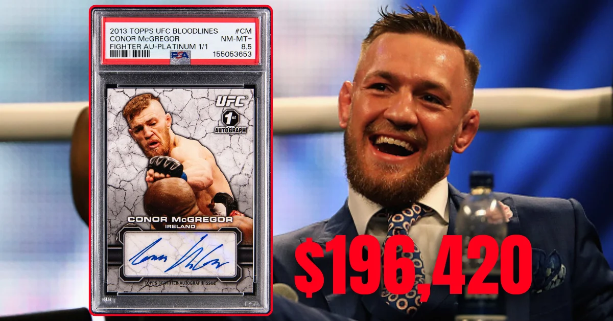 McGregor : Sa carte Rookie Bat des Records ! Quel Impact pour le 'Notorious' sur l'Octogone ?