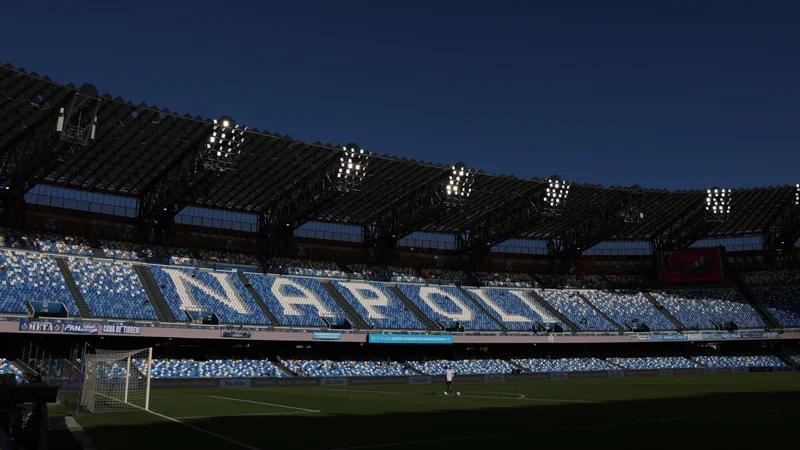 Faut-il parier sur Naples ? Le projet de nouveau stade agite les cotes