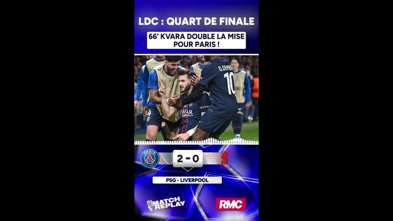 Ligue des Champions : Doué et Kvaratshkelia offrent un avantage crucial au PSG face à un Liverpool décevant