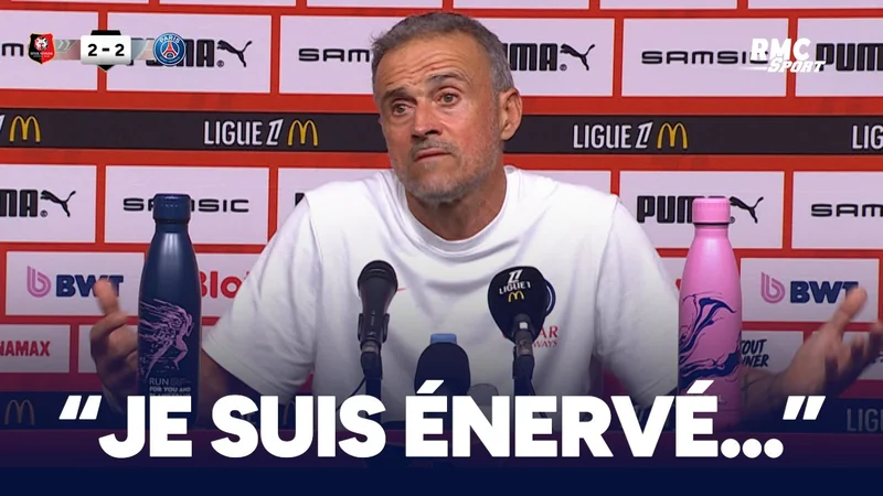Luis Enrique Furieux après le 2-2 du PSG à Rennes : Quel Impact sur la Moneyline et la Défense Parisienne ?