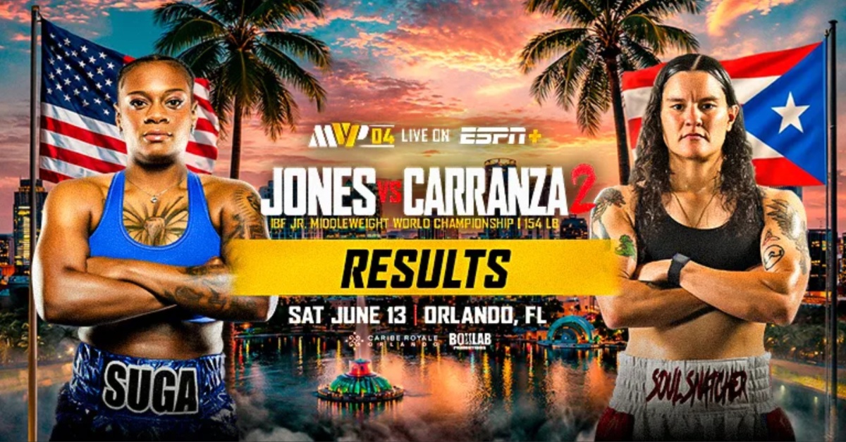 MVP Orlando : Jones vs. Carranza 2 – Le Rematch qui Redéfinit les Cotes Futures de la Division !