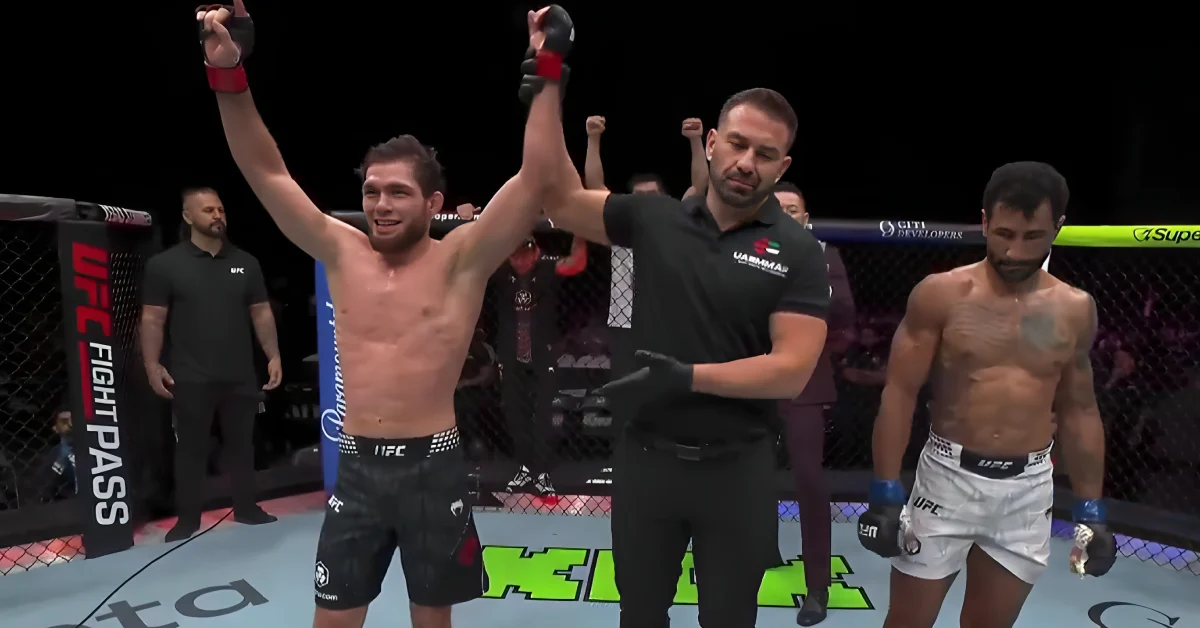 Nurullo Aliev, l'Aigle Tadjik, Impérial à Abu Dhabi : Quelle COTE pour son Prochain Fight UFC ?