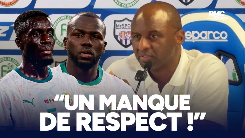 Faut-il parier sur le Sénégal ? L'altercation Vieira-journaliste bouscule les cotes